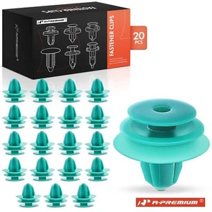 A-Premium 20 piezas 10 mm nailon verde panel puerta clips sujetadores para Hyundai Accent - Imagen 1 de 9