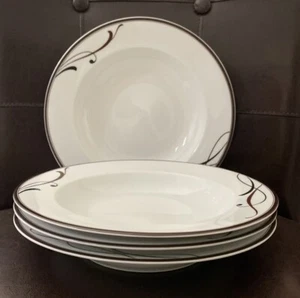 4er Set Mikasa Kakaoblüte SL170 Suppe/Nudeln/Müslischalen 9" Portugal  - Bild 1 von 9