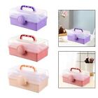 Sewing Supplies Organizer Folding Toolbox Large Capacity with Durable Container