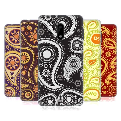 FUNDA HEAD CASE DESIGNS PATRONES PAISLEY SERIE 2 GEL SUAVE PARA TELÉFONOS NOKIA 1 Foto 1 de 4