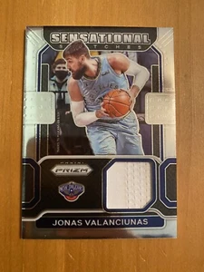 2021-22 Panini Prizm Jonas Valanciunas Sensational Swatches Jersey Card - Picture 1 of 2