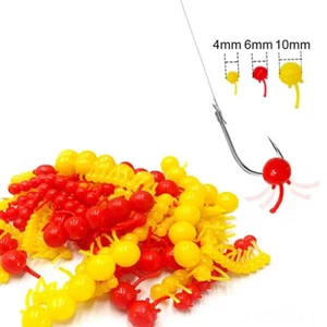 Cuentas de pesca suaves dinámicas de 4/6/10 mm plataforma de bola de flotabilidad cebos de pesca - Imagen 1 de 15