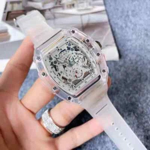 Transparente Herrenuhr Mode Quarz Armbanduhr Leuchtend Wasserdicht Uhr - Bild 1 von 18