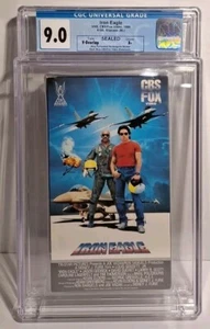 IRON EAGLE VHS 1986 New Sealed CGC Universal Graded 9.0 A+ CBS Fox Video - Imagen 1 de 24