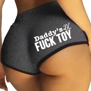 JOINFUN Übergröße lustige sexy Damen-Slips Höschen grau bedruckt Booty Shorts und... - Bild 1 von 4
