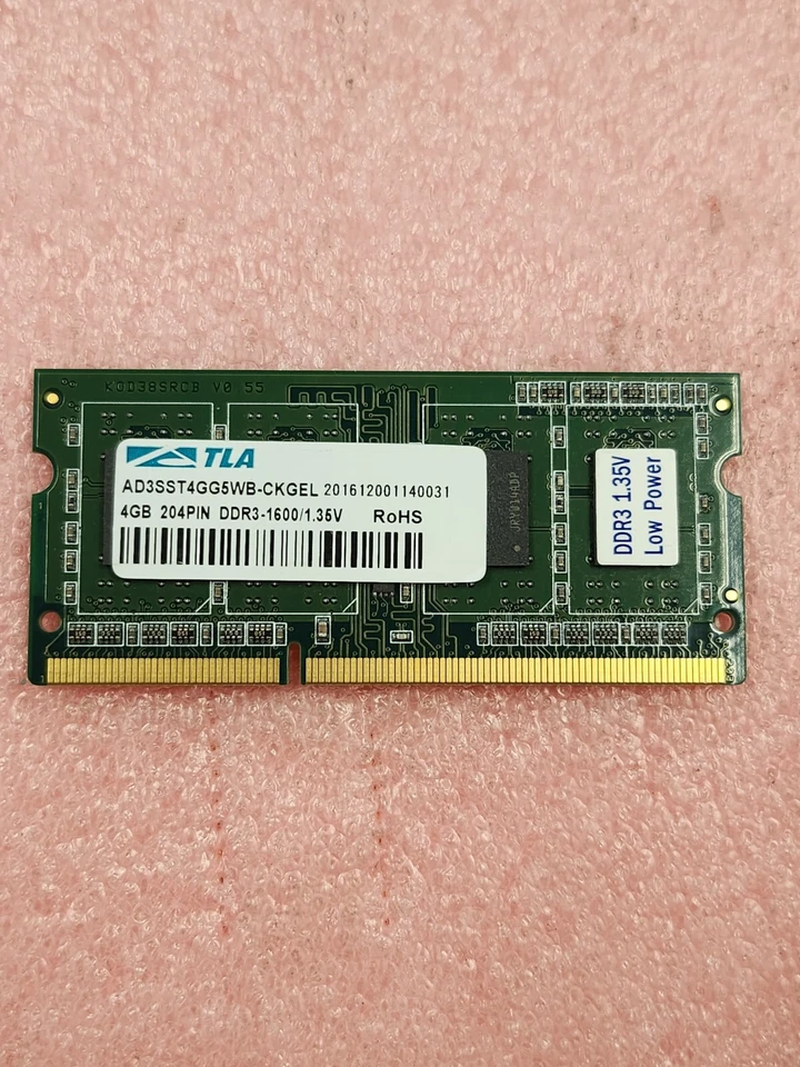 Virtium/Elpida/Advantech/TLA/G.SKILL 4GB  DDR3/DDR3L 1333/1600  Laptop  MEMORY - Image 1 of 1