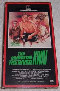The Bridge on the River Kwai VHS Video William Holden Alec Guinness - Picture 1 of 2