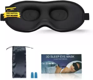 Sleep Eye Mask for Women Men Side Sleepers, Zero Eye Pressure 3D Contoured Sleep - Picture 1 of 6