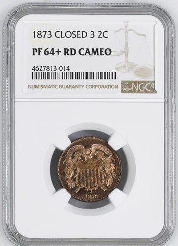 1873 2C NGC PR 64+ CAM Cover
