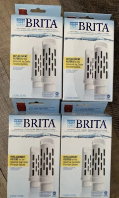 Brita Universal Jug Cooler Replacement Filters 4 (2 Packs) #JUGRPLB4 New E15 - Image 1 of 3