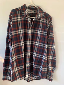 Camisa BARBOUR Hombre Talla Azul Blanco Rojo Corte a medida - Imagen 1 de 7
