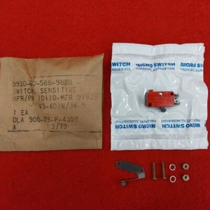 MICRO SWITCH, SENSITIVE P/N V3-601W 5930-00-588-9880 - Picture 1 of 4