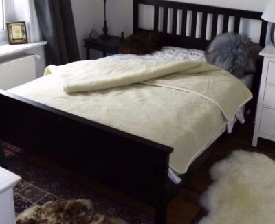 Top Wolldecke Tagesdecke Decke Bettüberwurf Merinowolle Sehr Dick Viele Grössen - Bild 1 von 3