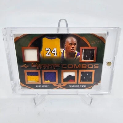 Leaf Ultimate Combos 2019 usado en juegos Kobe Bryant y Shaquille O'Neal/25 como nuevo Foto 1 de 4
