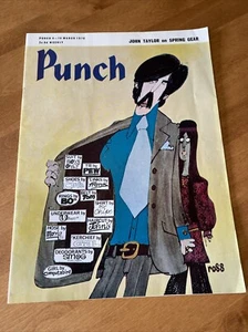 Vintage Punch Magazine March 1970 Vintage John Taylor On Spring Gear - Picture 1 of 10