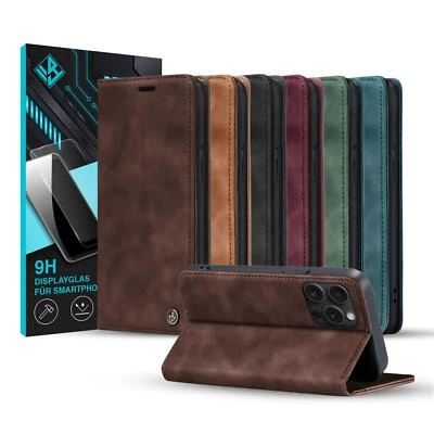 Phone Case For iPhone 16e 16 Pro Plus Pro Max Flip Book Smartphone Cover Case - Image 1 of 3