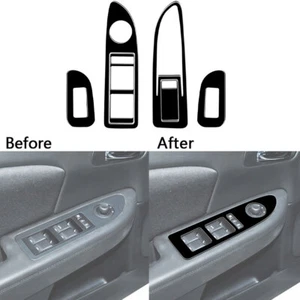 ABS Gloss Black Front Rear Door left Right Door Contro For Chrysler200 2011-2014 - Picture 1 of 14