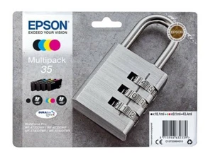 Epson 35 Multipack Padlock Ink for WorkForce Pro WF-4720 WF-4725 WF-4730 WF-4740 - Picture 1 of 1