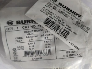 BURNDY H-CRIMPIT - Clear Cover Kit YH2C2CWCC Artikel # 10061252 - Bild 1 von 3