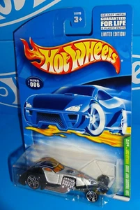 Hot Wheels 2001 Treasure Hunt Series #6 Hammered Coupe Black & Silver mit PR5s - Bild 1 von 2