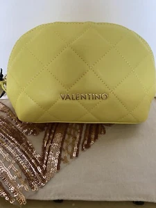 New Mario Valentino Logo Clutch Bag shoes Shoulder bag shoes white wristlet - Picture 1 of 8