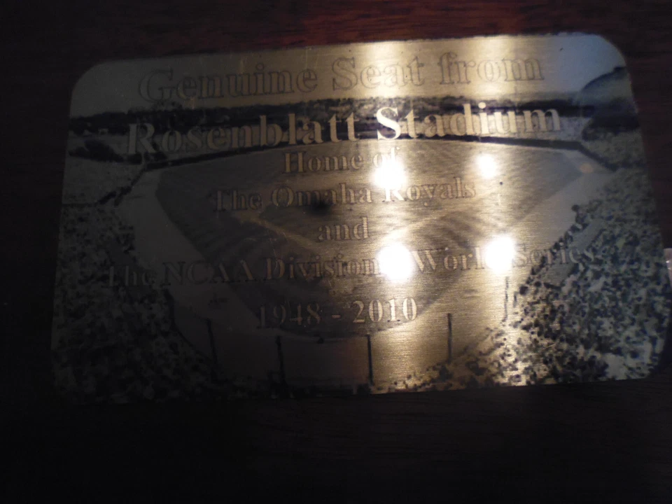 PLACA ASIENTO ESTADIO ROSENBLATT Foto 1 de 1