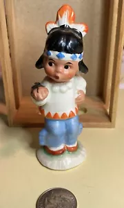 GOEBEL FIGUR SPINNE INDIANER DEUTSCHLAND ~ SELTEN ~ INDIANER - Bild 1 von 7