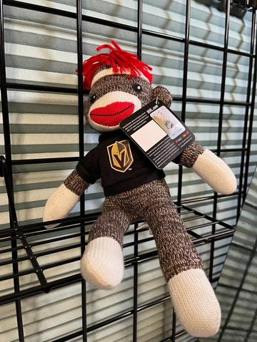 Vegas Golden Knights NHL 11" Plush Sock Monkey Style 2 - Plushland Cover