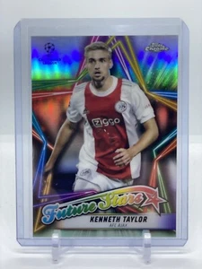 2021-22 Topps Chrome UEFA CL Kenneth Taylor Future Stars Refractor #8 - Picture 1 of 2