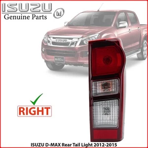 Rear Tail Light Lamp Right Driver Side RH For Isuzu Dmax Pickup 2012-2015 - Picture 1 of 7