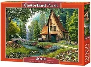Castorland Toadstool Cottage 2000 Pieces Jigsaw Puzzle