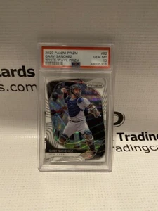 PSA Gem Mint 10 2020 Panini Prizm Gary Sanchez White Wave Prizm Refractor Card - Picture 1 of 1