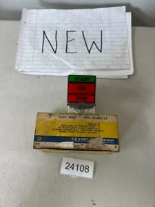 Square D 9001 KXRG117 Dual Non-ill Push Button w/ Pilot Light 110-120V 50 - 60Hz - Picture 1 of 3