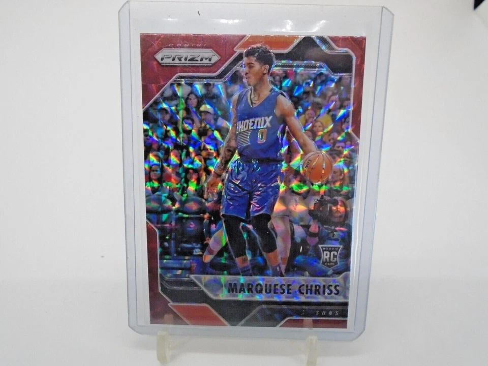 2016-17 PANINI PRIZM MOSAIC #68 MARQUESE CHRISS ROOKIE CARD RC RED PRIZM - Image 1 of 2