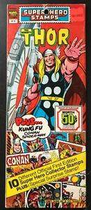 SELLOS OFICIALES DE SUPERHÉROE DE MARVEL - PODEROSO THOR SELLADO - Imagen 1 de 2