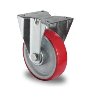 Bockrolle Polyurethan Rad auf Polyamidkern 80 mm Tragkraft 130 kg - Bild 1 von 1