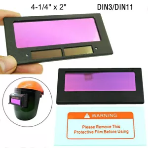 DIN3/11 Solar Auto Darkening Welding Lens Filter Shade for Welding Helmet/Mask - Picture 1 of 10