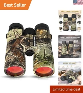 High Powered 10x42 Binoculars with Travel Case - Perfect for Hunting & Sports - Picture 1 of 8