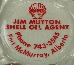 Shell Oil Aschenbecher - Fort McMurray, Alberta - Bild 1 von 2