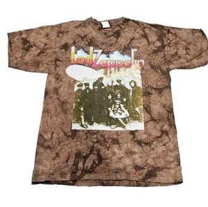 Vintage Led Zeppelin LIQUID BLUE T-shirt MADE IN USA SIZE M - Picture 1 of 7