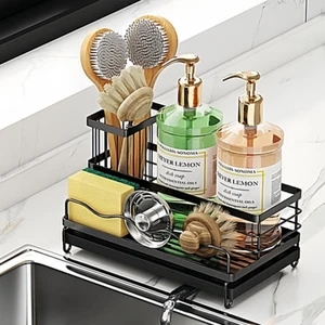 Sink Caddy Kitchen Sink Organizer 304 Stainless Steel Sponge Holder For Kitchen - Picture 1 of 12