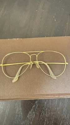 Gafas de sol vintage B&L RAY BAN 140 GF marcos dorados aviador 62 mm/14 Foto 1 de 4