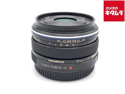 OLYMPUS M.ZUIKO DIGITAL 17mm F1.8 NEGRO para montaje M4/3 -EXC- `4891 Foto 1 de 3