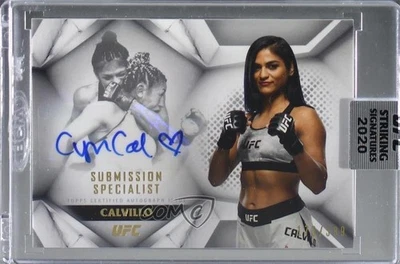 2020 UFC Striking Signatures Submission Specialist /389 Cynthia Calvillo Auto - Image 1 of 2