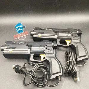 Sega Saturn Gun Controller Virtua Cop HSS-0152 Lot of 2 CRT TV only Japan Tested - Picture 1 of 10