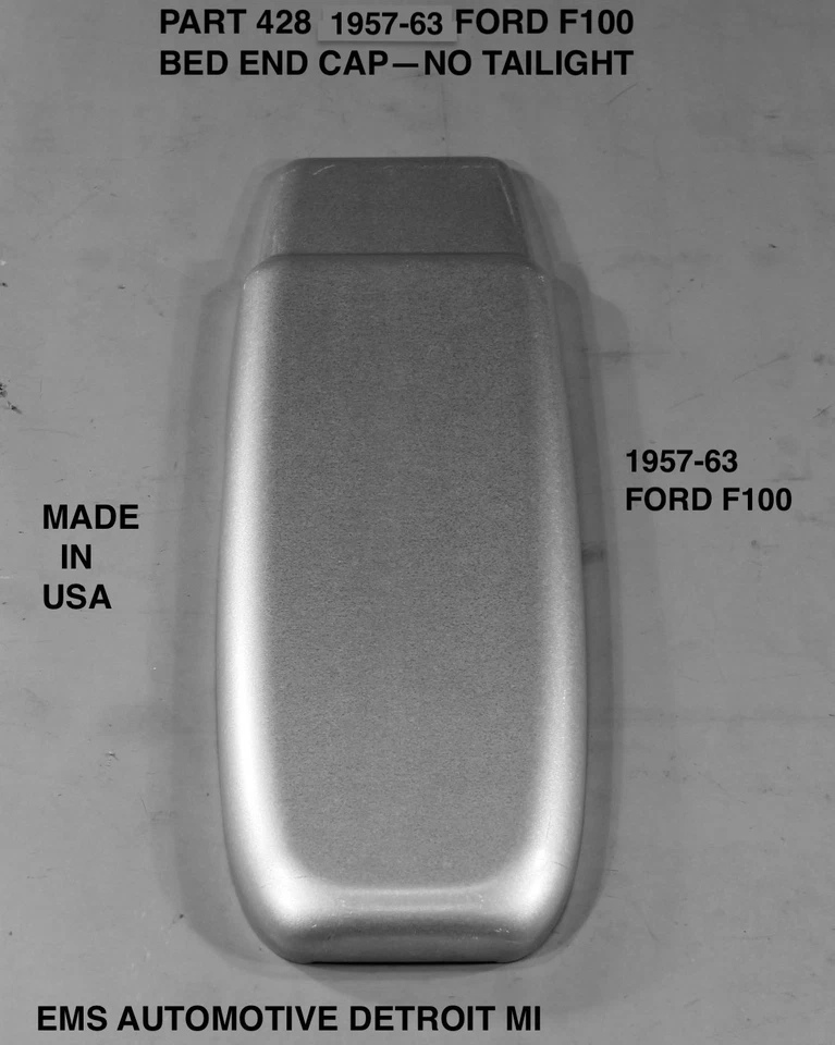 Ford F100 1957, 1958, 1959, 1960, 1961, 1962, 1963 tapas de extremo plataforma de recogida 428A EMS Foto 1 de 1