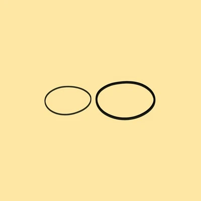 BLACKREEL Kit Cinghie per Cassette Deck Teac V-600