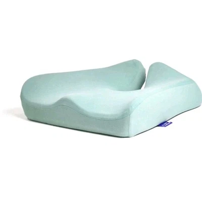 Cojín de asiento de alivio de presión de laboratorio cojín de asiento de espuma viscoelástica extra densa verde caja abierta Foto 1 de 2