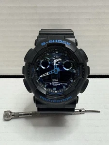Reloj Casio G Shock Modelo GA-100CB 5081 Color Es Azul y Negro - Imagen 1 de 5