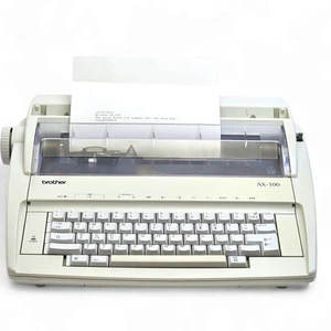 Vintage Brother AX-100 Electric Typewriter – Tested & Working – Portable Retro - Picture 1 of 12